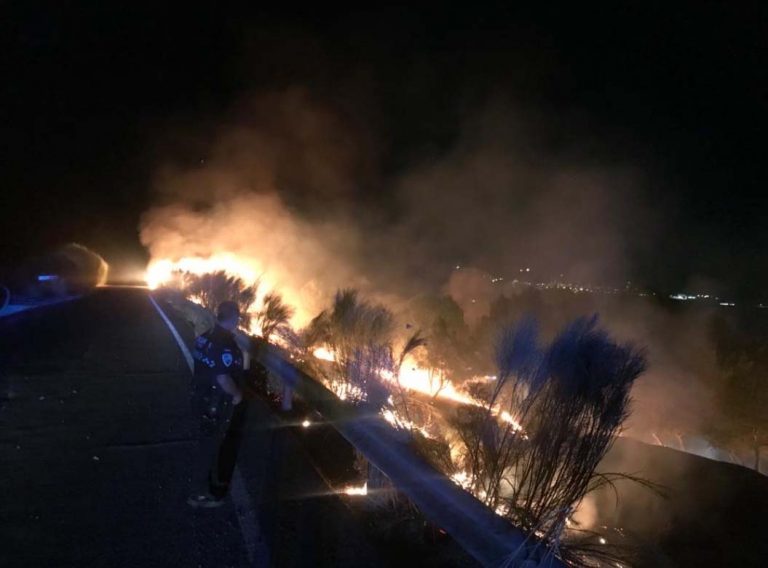 Puertollano: Provocan otro incendio en la variante del Minero mientras los efectivos intentan controlar el de la Dehesa Boyal