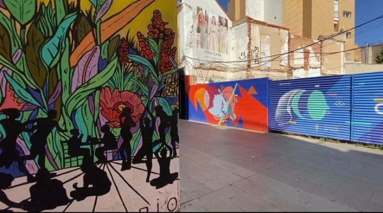 Los artistas Rufo y SOA despiertan la curiosidad de los vecinos de Ciudad Real a través de sus murales «horror vacui»