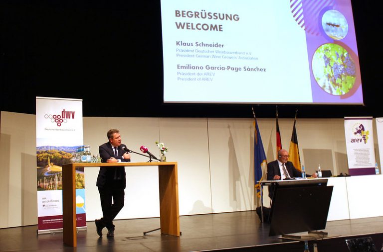 El presidente autonómico valora que la AREV haya “combatido un intento más de criminalizar el vino” en el seno de las instituciones europeas