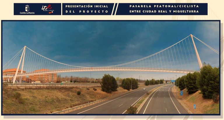 Así será la pasarela ciclopeatoal que unirá Ciudad Real y Miguelturra