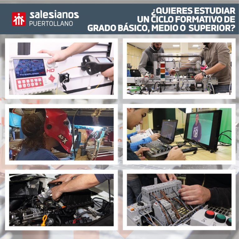 Puertollano: El Colegio Salesiano inicia el proceso de admisión para el curso 22-23 a Formación Profesional, con su amplia oferta formativa