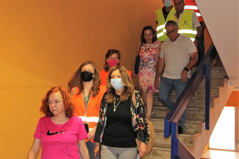Desalojado en ocho minutos el edificio de Servicios Múltiples de Ciudad Real en el transcurso de un simulacro