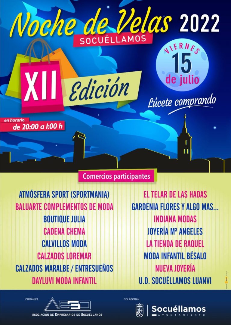 El comercio de Socuéllamos celebrará este viernes su ‘XII Noche de Velas’ con ofertas muy especiales