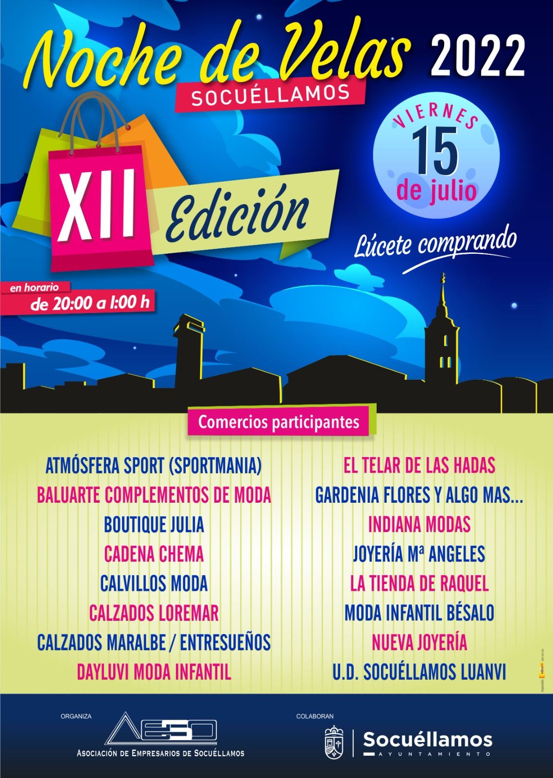 El comercio de Socu llamos celebrar este viernes su XII Noche de