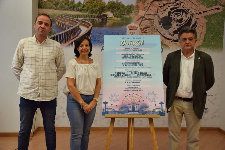 OBK, Seguridad Social, Revolver,  Rebeca, Chimo Bayo y La Húngara, en las noches de Daimiel en Concierto