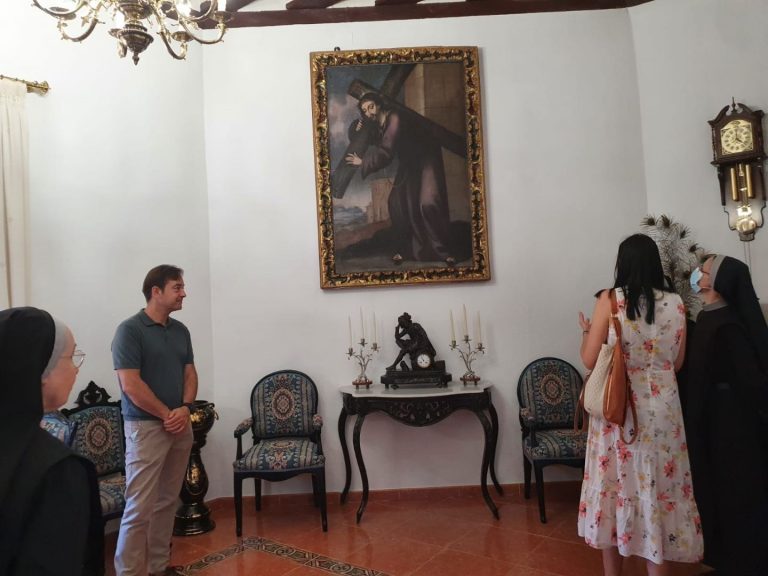 Un óleo del siglo XVII vuelve al convento de Santa María de la Expectación de Cuenca tras ser restaurado