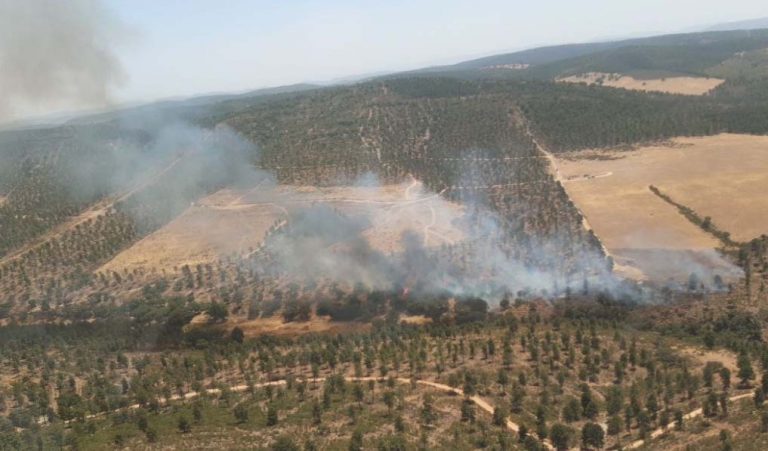 Controlado el incendio de Almadén mientras desciende a nivel cero el de Malagón