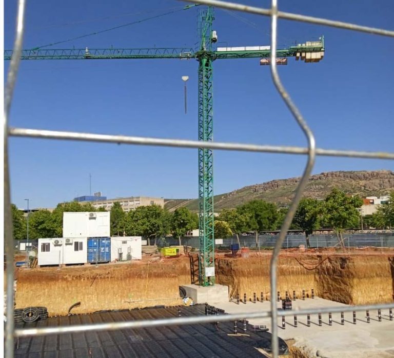 Avanzan a buen ritmo las obras de la Comisaría de Policía Nacional de Puertollano