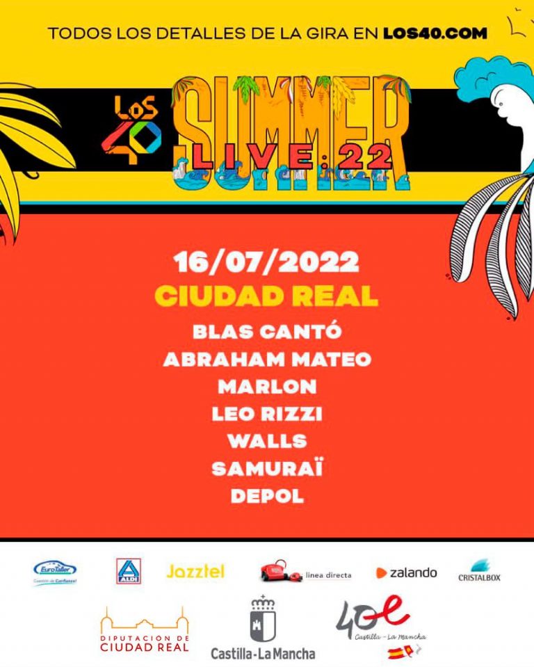 La gira ‘Summer live’ hará parada en Ciudad Real para conmemorar el cuarenta aniversario del Estatuto de Autonomía