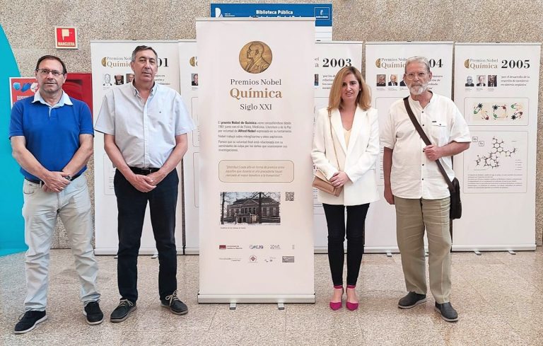 Gobierno regional y UCLM inauguran una exposición en la Biblioteca Pública del Estado de Ciudad Real dedicada a los Nobel de Química