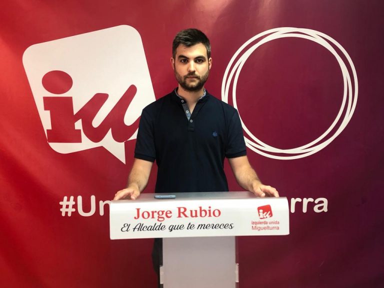 Jorge Rubio (IU) da un paso adelante para ser el candidato a la alcaldía de Miguelturra
