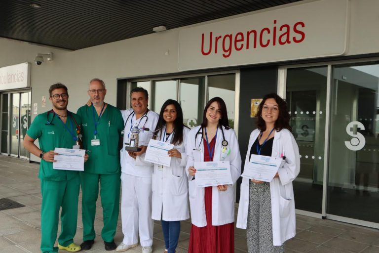 Profesionales del Hospital Universitario de Toledo, premiados en el último Congreso de la SEMES por el mejor artículo científico