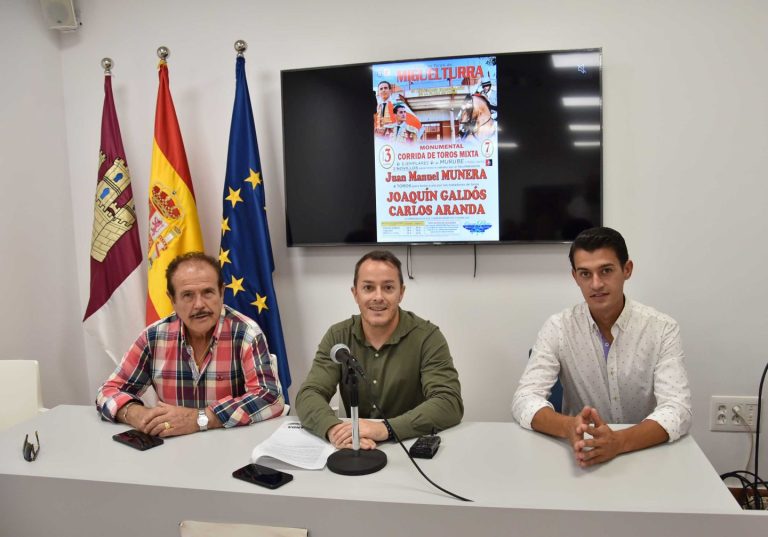 Presentado el espectáculo taurino mixto de las fiestas patronales de Miguelturra