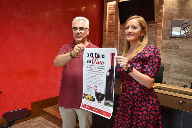 El XXI Túnel del Vino llega del 31 de agosto al 3 de septiembre, a las Fiestas de la Vendimia y el Vino de Valdepeñas