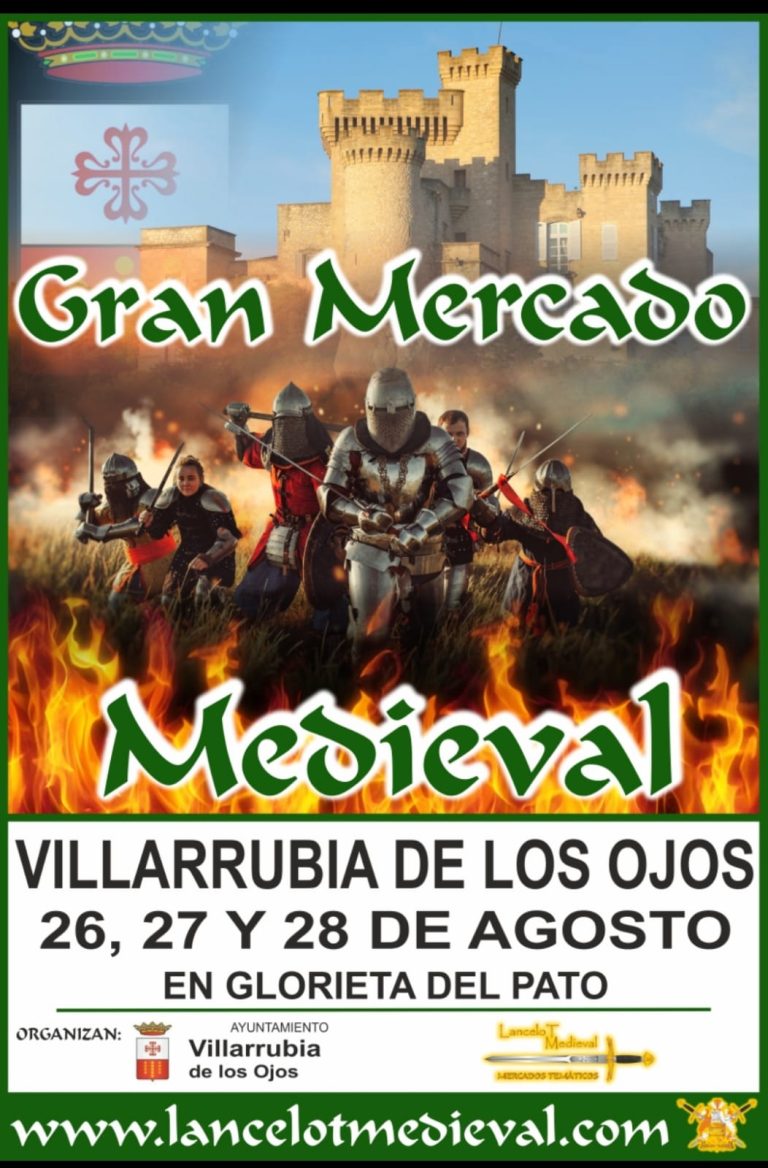 El gran mercado medieval llegará a Villarrubia de los Ojos a partir del 26 de agosto