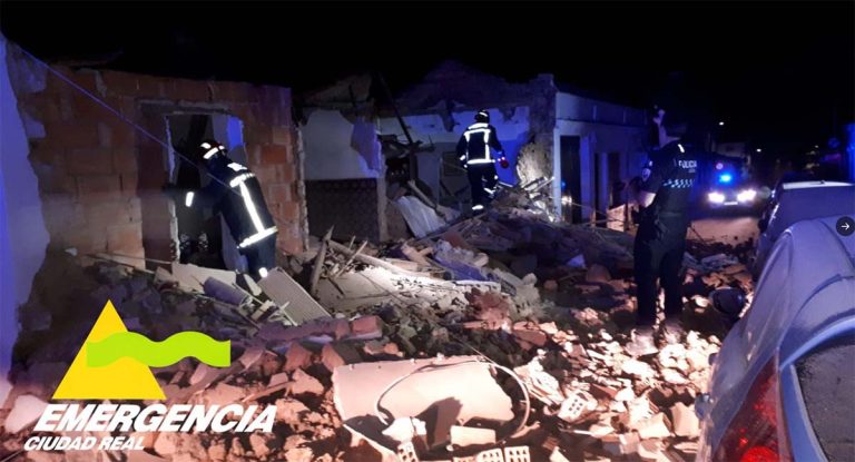 Puertollano: Se derrumba una vivienda de la calle Palafox