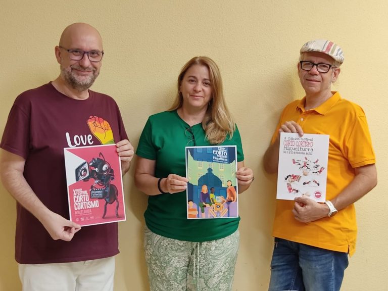 Carlos Caballero se alza con el premio del concurso del cartel para el Festival Corto Cortismo 2022