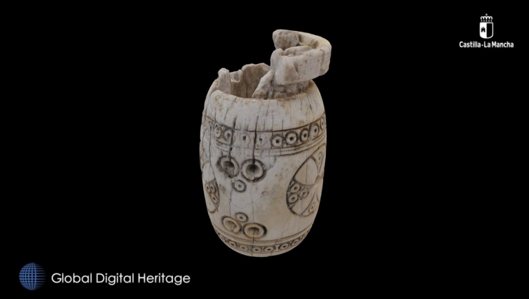 La digitalización 3D de la ‘Torre de rueca de hueso’ de Calatrava la Vieja destaca a nivel internacional