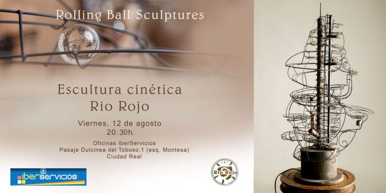 Caos y orden se fusionan en la exposición escultórica de arte cinético firmada por Río Rojo