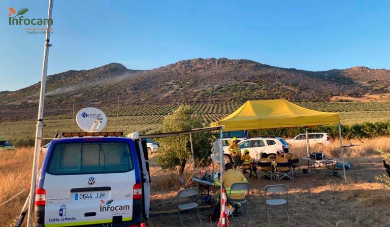 Dan por extinguido el incendio de Malagón