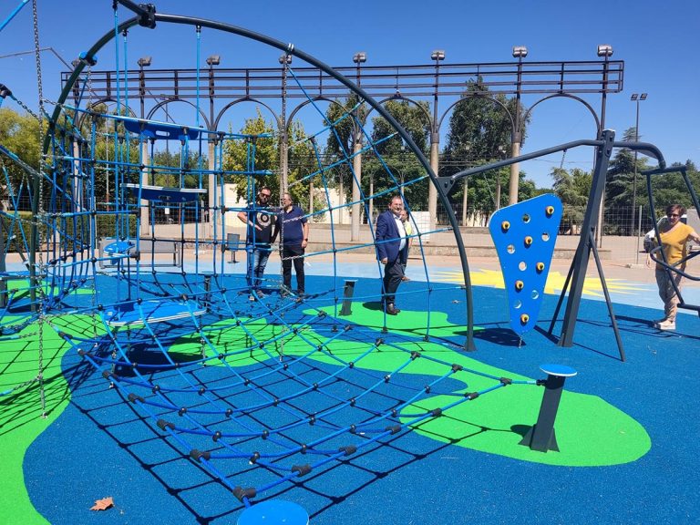 Puertollano: Un mapa de Europa con la evolución de la energía protagoniza el nuevo parque del Recinto Ferial