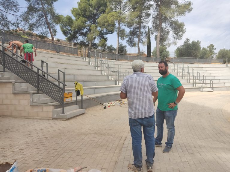 Las obras del parque de La Rincona  encaran su última fase: se inaugurará en agosto