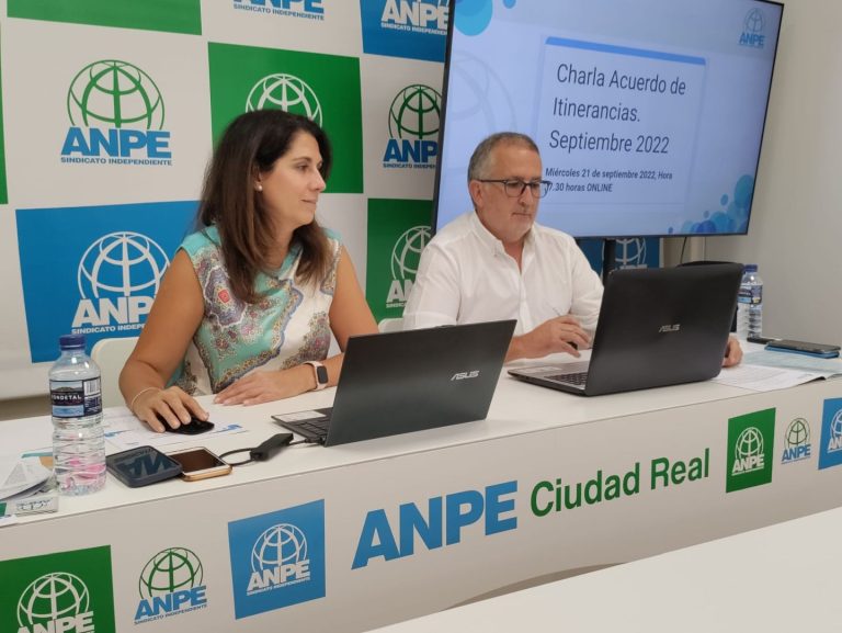 ANPE Ciudad Real celebra la Charla Informativa sobre el nuevo Acuerdo de Itinerancias