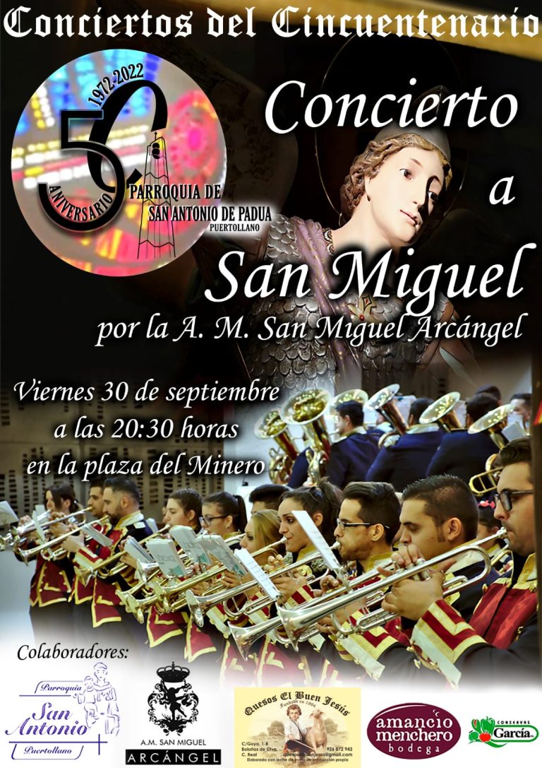 Puertollano: La Agrupación Musical Arcángel ofrecerá el viernes un concierto gratuito en la Parroquia de San Antonio