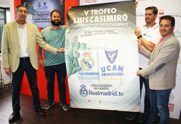 El partido de baloncesto entre Real Madrid y UCAM Murcia, gran evento deportivo del año en Puertollano