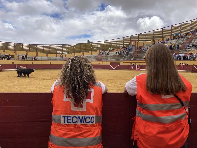Dos personas atendidas por Cruz Roja en los encierros taurinos de Almodóvar del Campo