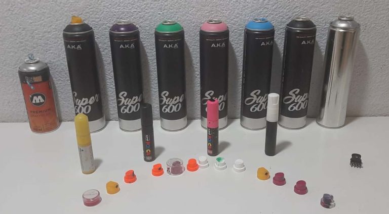 Puertollano: Pillado in fraganti un grafitero e incautado su material