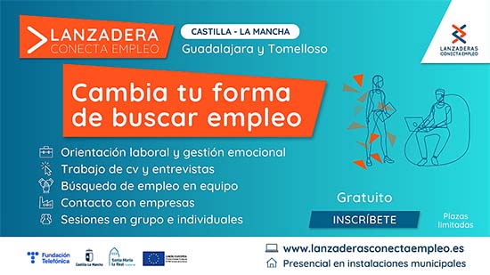 El día 26 acaba el plazo para que las personas desempleadas se inscriban en la Lanzadera Conecta Empleo de Castilla-La Mancha en Tomelloso