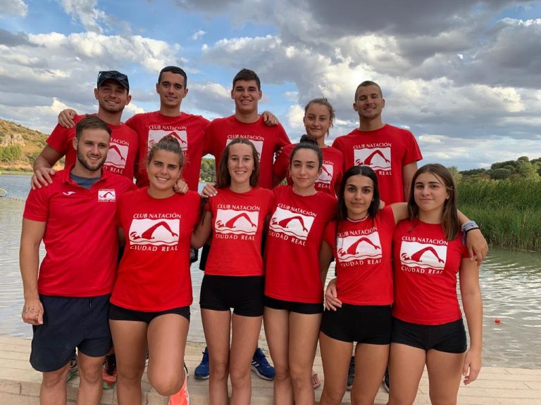 El Club Natación Ciudad Real obtiene la primera posición masculina y segunda general en el Campeonato de Castilla-La Mancha de aguas abiertas