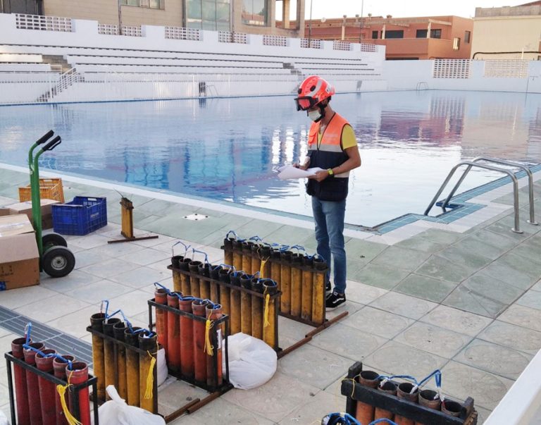 Puertollano: Cuarenta efectivos se desplegarán en el operativo de seguridad del espectáculo de fuegos artificiales