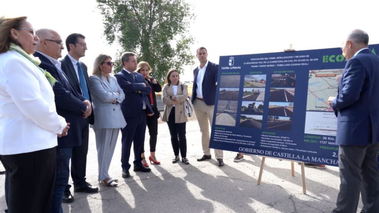 El PSOE celebra la rehabilitación de 26 km de la CM-3103 que une Pedro Muñoz y Tomelloso