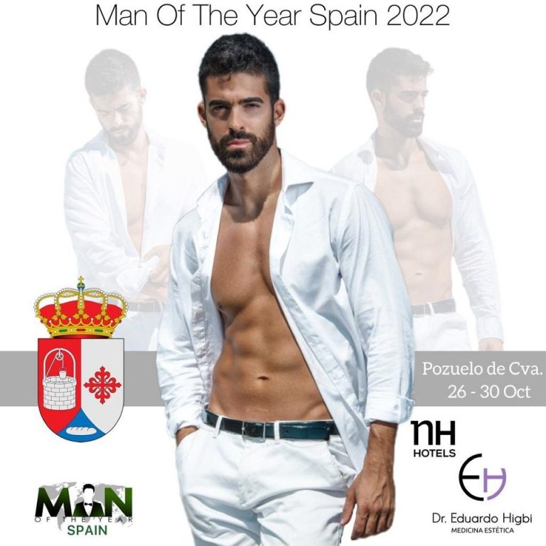 Pozuelo de Calatrava será la sede nacional oficial de Mister España – Man Of The Year del 26 al 30 de Octubre de 2022