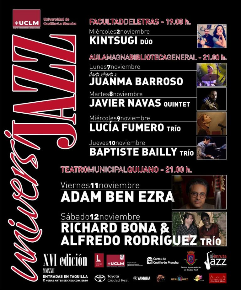 La UCLM presenta la edición más internacional de UniversiJazz desde la próxima semana en Ciudad Real