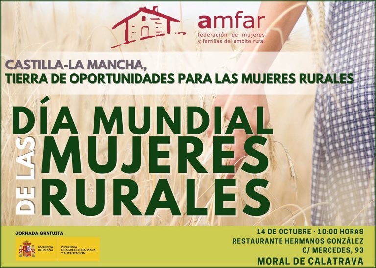 AMFAR celebra con 300 mujeres el Día Mundial de las Mujeres Rurales en Moral de Calatrava