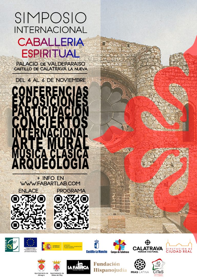 Almagro y Calatrava la Nueva acogerán el I Simposio Internacional de Caballería Espiritual en las Tres Culturas del 4 al 6 de noviembre