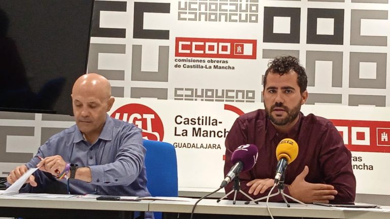 UGT y CCOO saldrán a las calles de Guadalajara para exigir justicia salarial y que se desbloqueen los convenios colectivos de la provincia de una vez por todas￼
