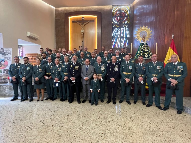 El alcalde de Puertollano expresa su reconocimiento a la Guardia Civil en la festividad de su Patrona