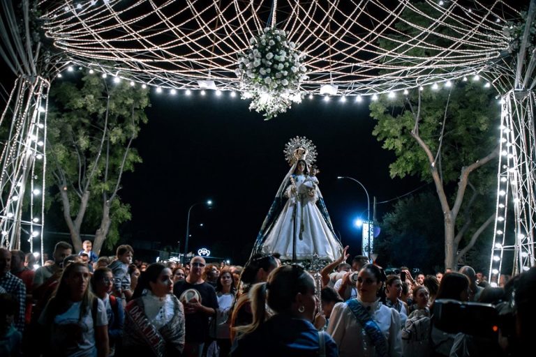 Pozuelo de Calatrava recibió con fervor a su Patrona la Virgen de los Santos