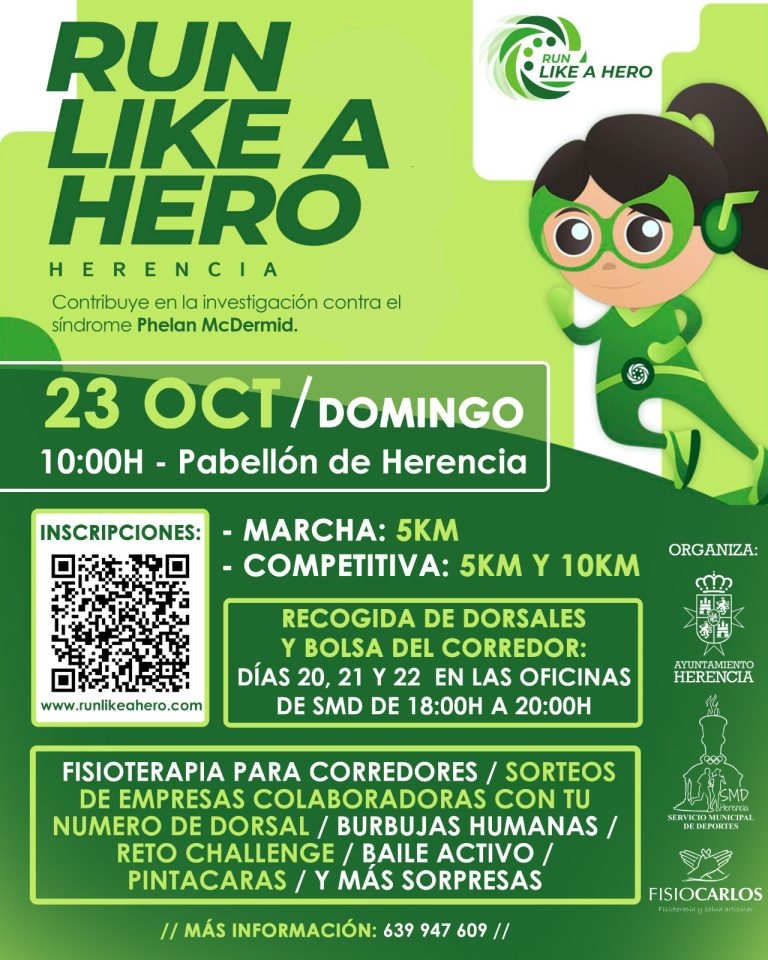 Herencia Celebra la  I edición de la Run Like Hero
