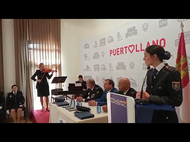 El talento al violín y al piano de dos mujeres de la Policía Nacional de Puertollano, símbolo de la evolución y preparación de la plantilla