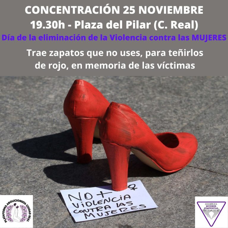 La Asamblea de Mujeres Feministas de Ciudad Real convoca una concentración en rechazo a la violencia machista
