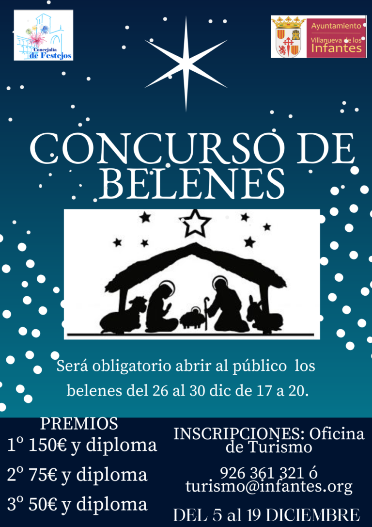 Abierto el plazo de inscripción para los diferentes Concursos Navideños organizados por el Ayuntamiento de Villanueva de los Infantes