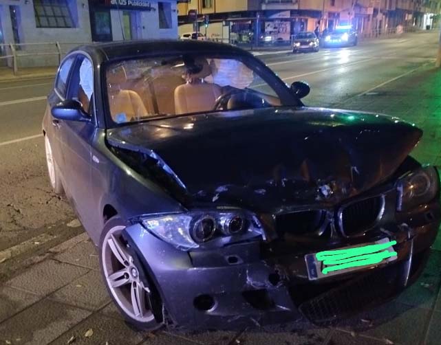 Ciudad Real: Intenta fugarse tras una colisión con importantes daños y da positivo en drogas