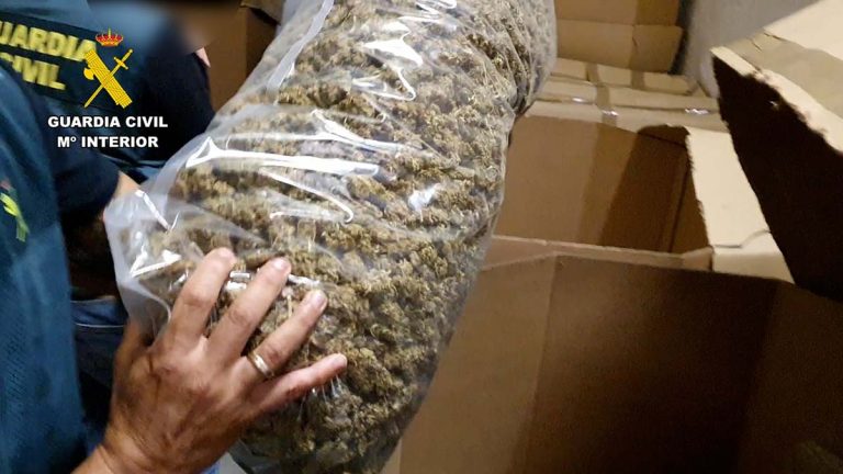 La Guardia Civil incauta en Almagro, entre otros municipios, el mayor alijo de marihuana envasada encontrado hasta el momento