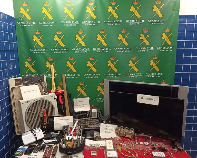 Detienen a dos personas acusadas de cometer 21 robos en Tomelloso