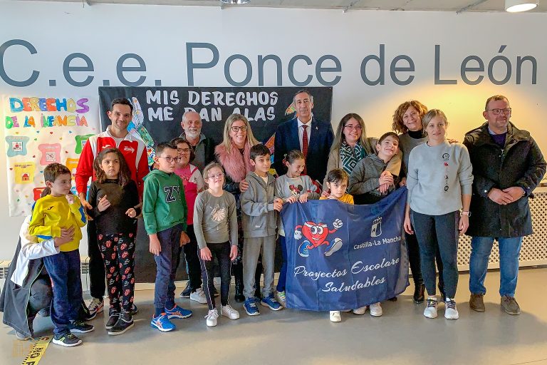 Inmaculada Jiménez destaca el compromiso del C.E.E Ponce de León, que ha pasado a formar parte de la Red de Centros Escolares Saludables de Castilla-La Mancha